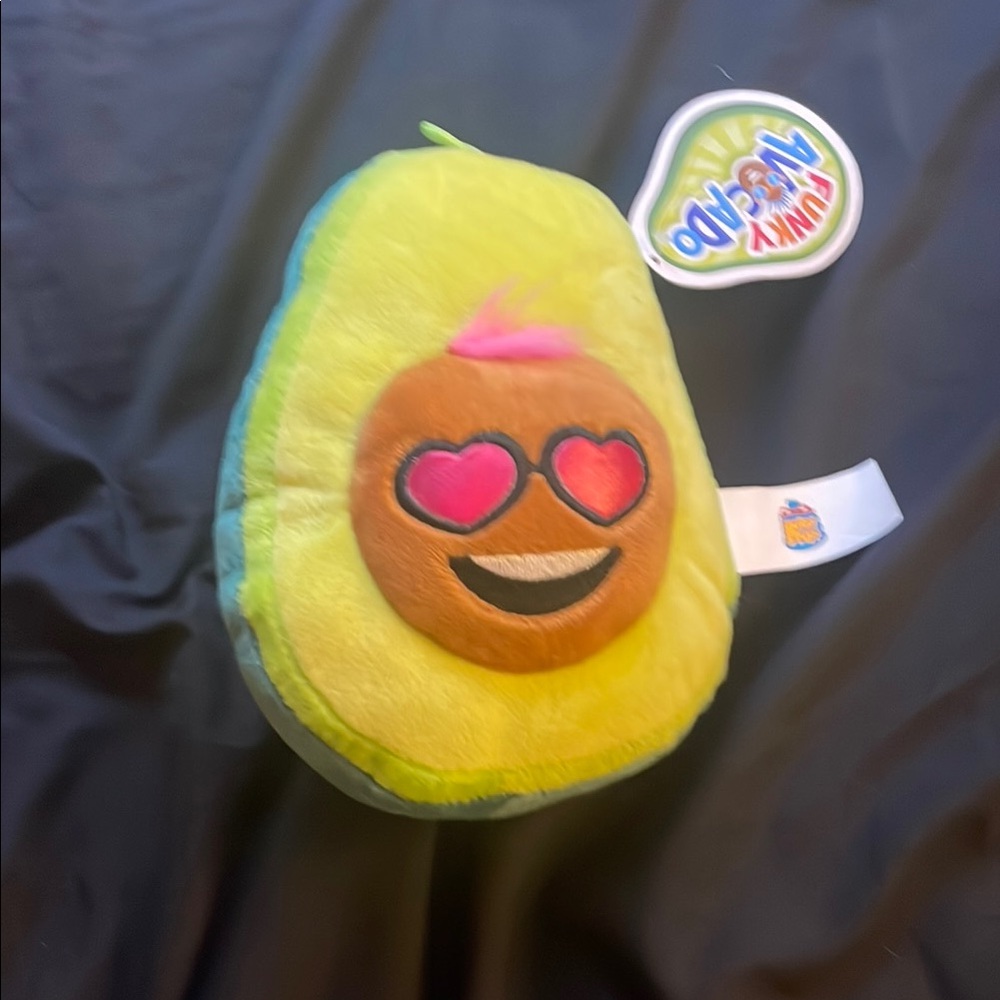 Avocado Plush Toy - Green and Brown